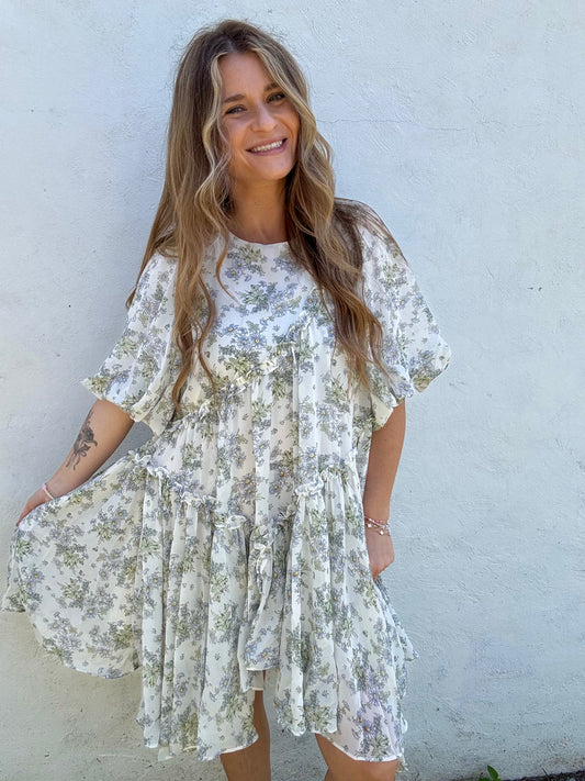 Floral Ruffle Dress