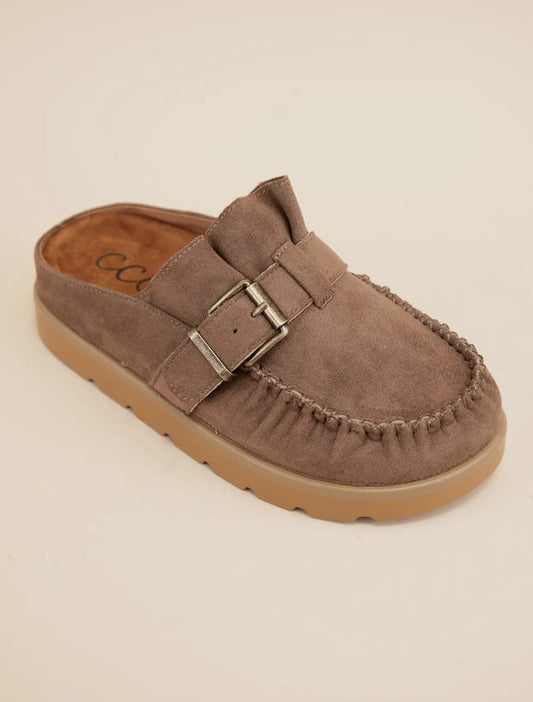 Slip-On Moccasin Mule