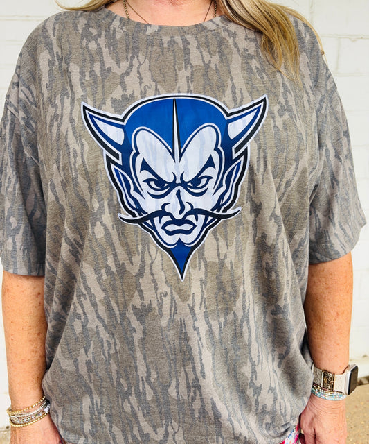 Mossy Oak Bottom Land- Blue Devil Tee