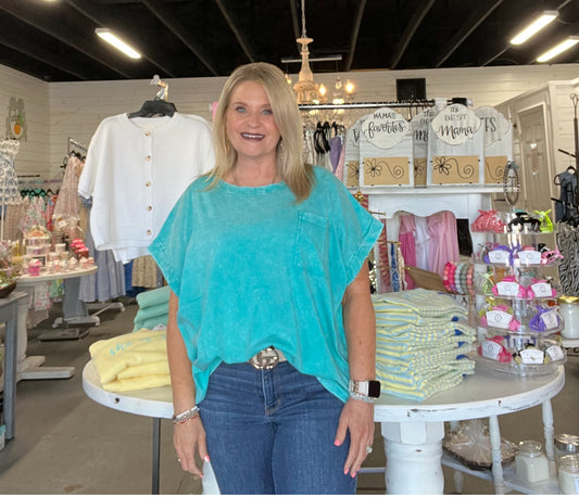 Zenana Turquoise Top