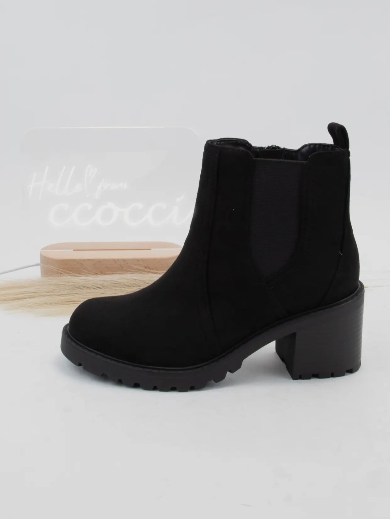 Block Heel Bootie