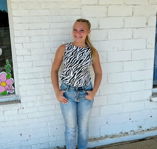 Zebra Top