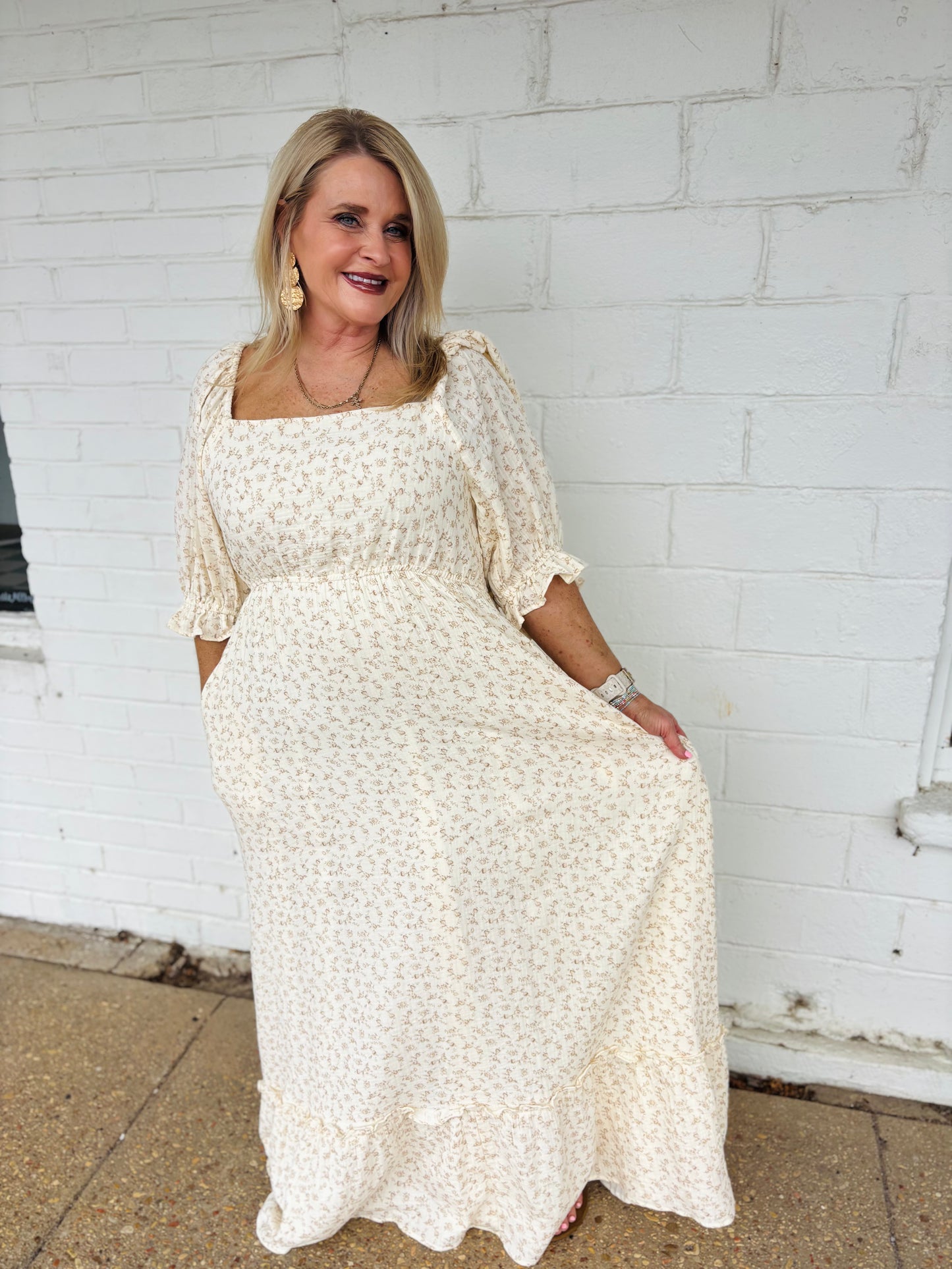 Plus Size Boho Maxi Dress
