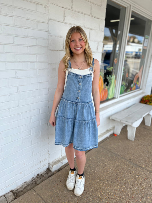 Denim Romper