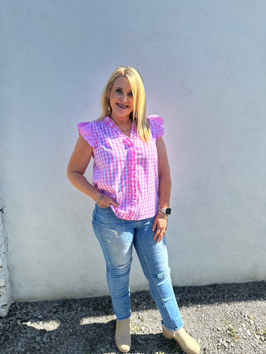 Gingham Top