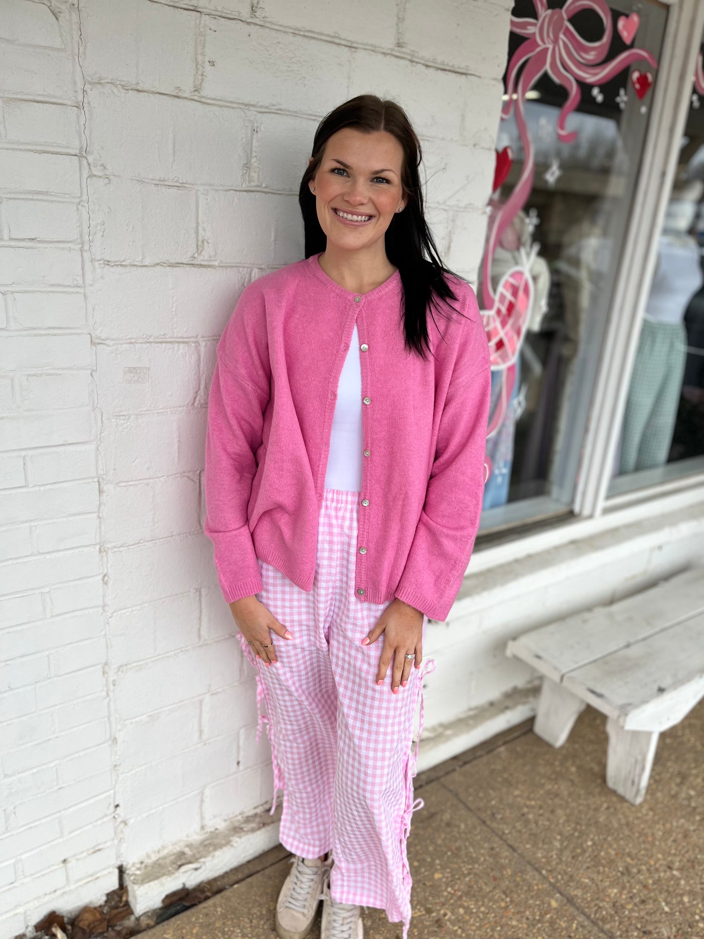 Pink Cardigan