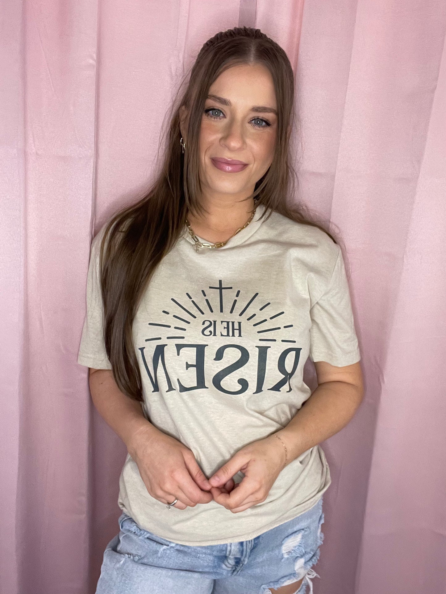 He Is Risen Tee