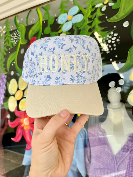 Honey Floral Hat