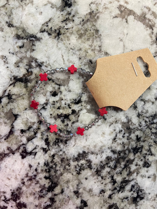 Red Cross Bracelet