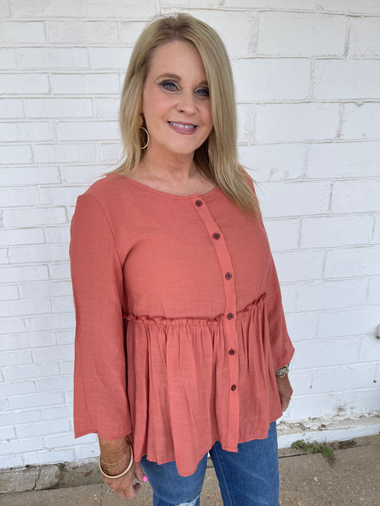 Rust Button Top