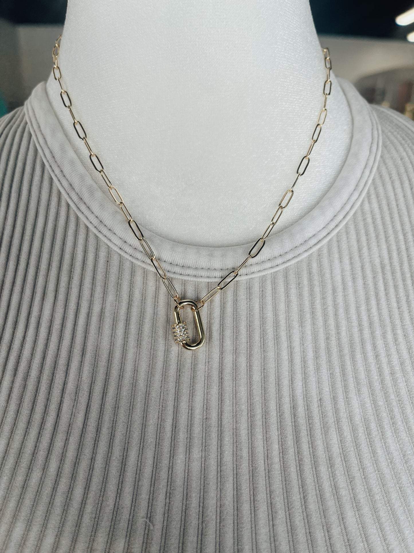 Small Locket Necklace