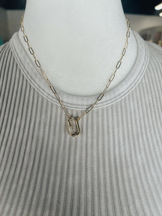 Small Locket Necklace