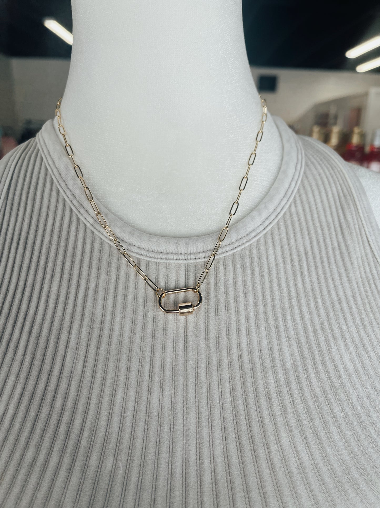 Gold Locket Necklace