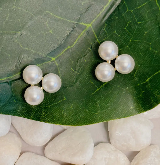 Pearl Trio Stud