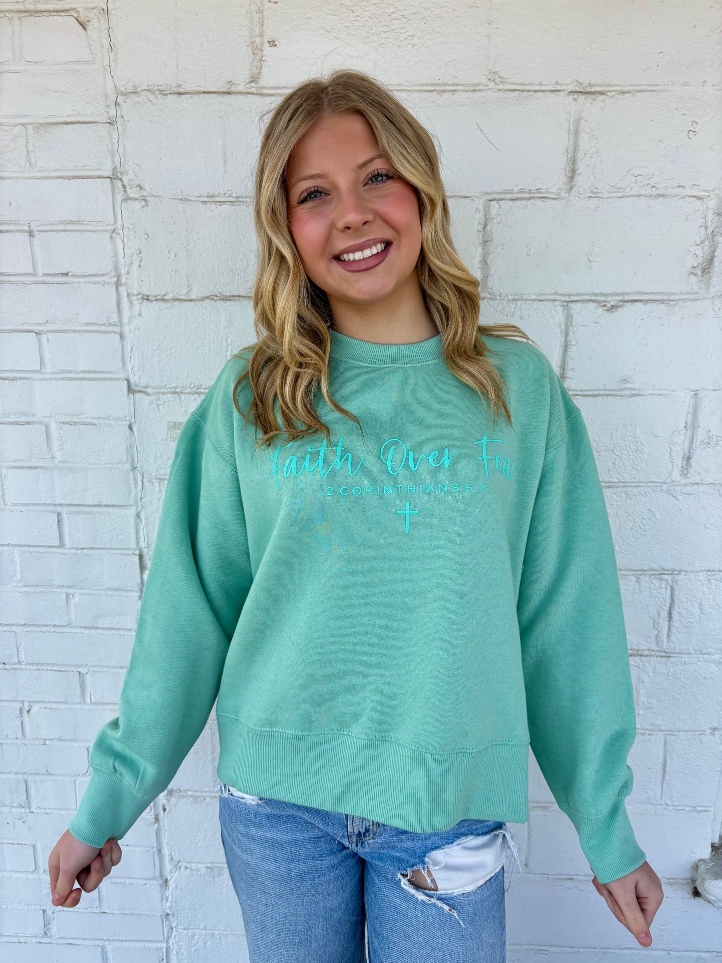 Faith Over Fear Crewneck