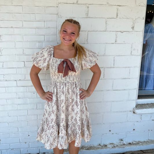 Fall Floral Dress