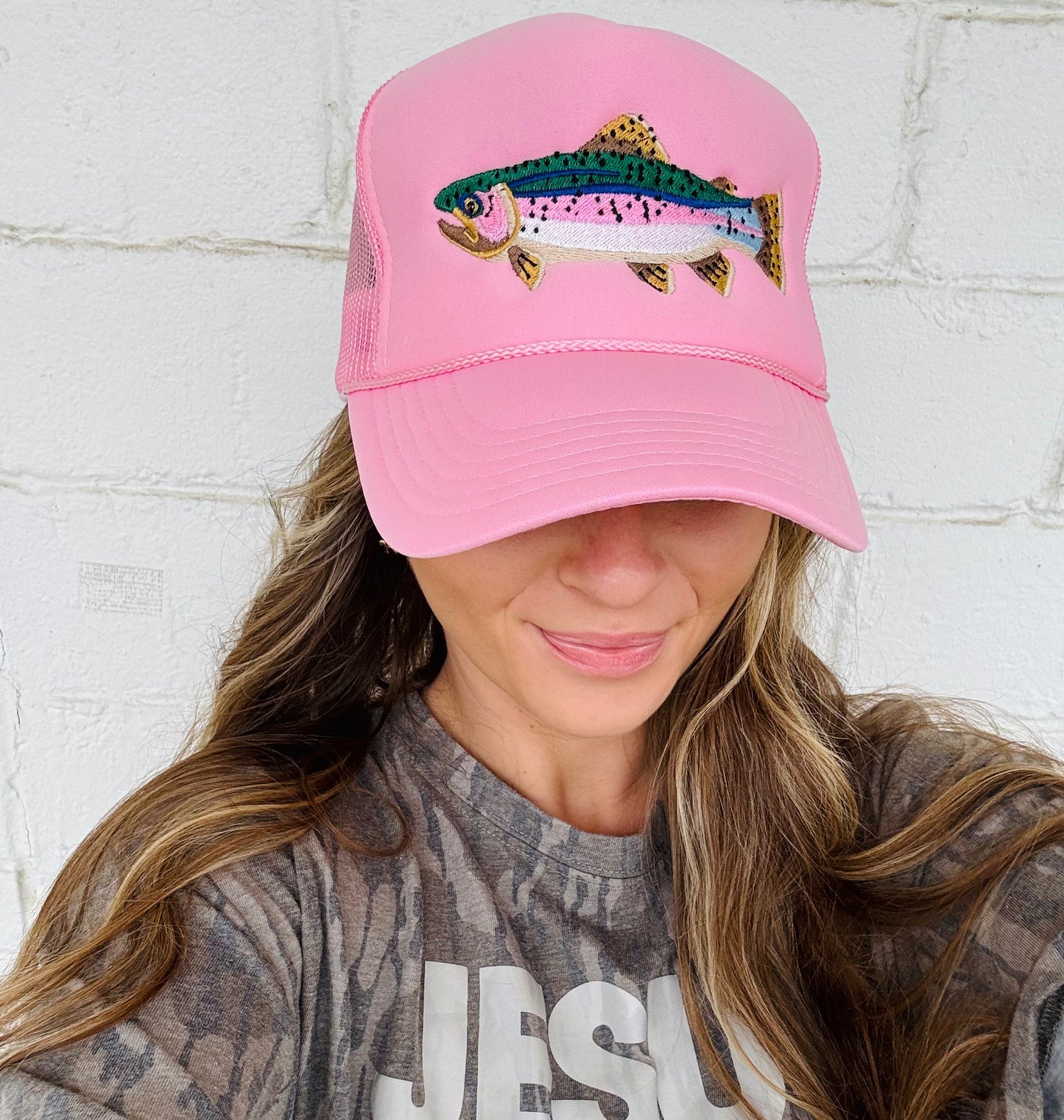 Pink Fish Hat