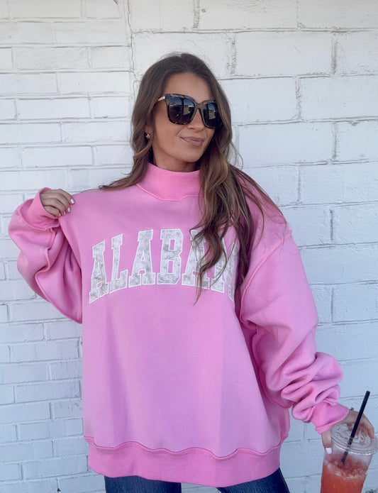 Camo Alabama Mock Neck