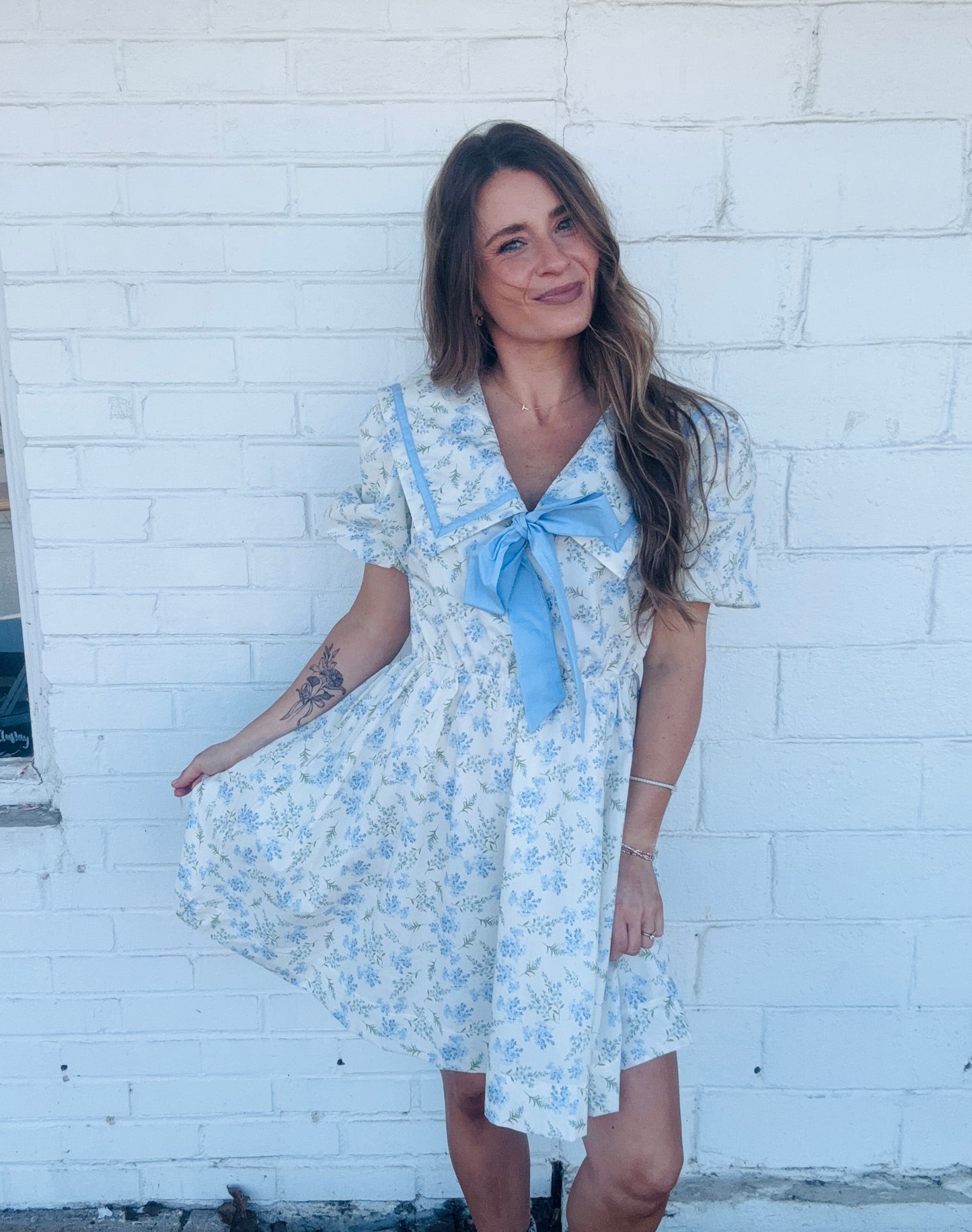 Cotton Poplin Dress