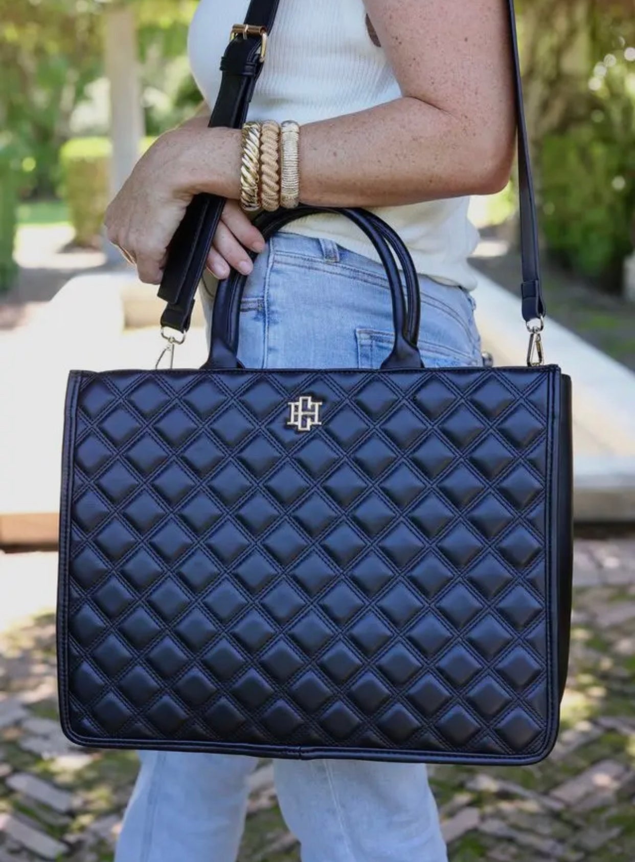 Niall Quilted Tote