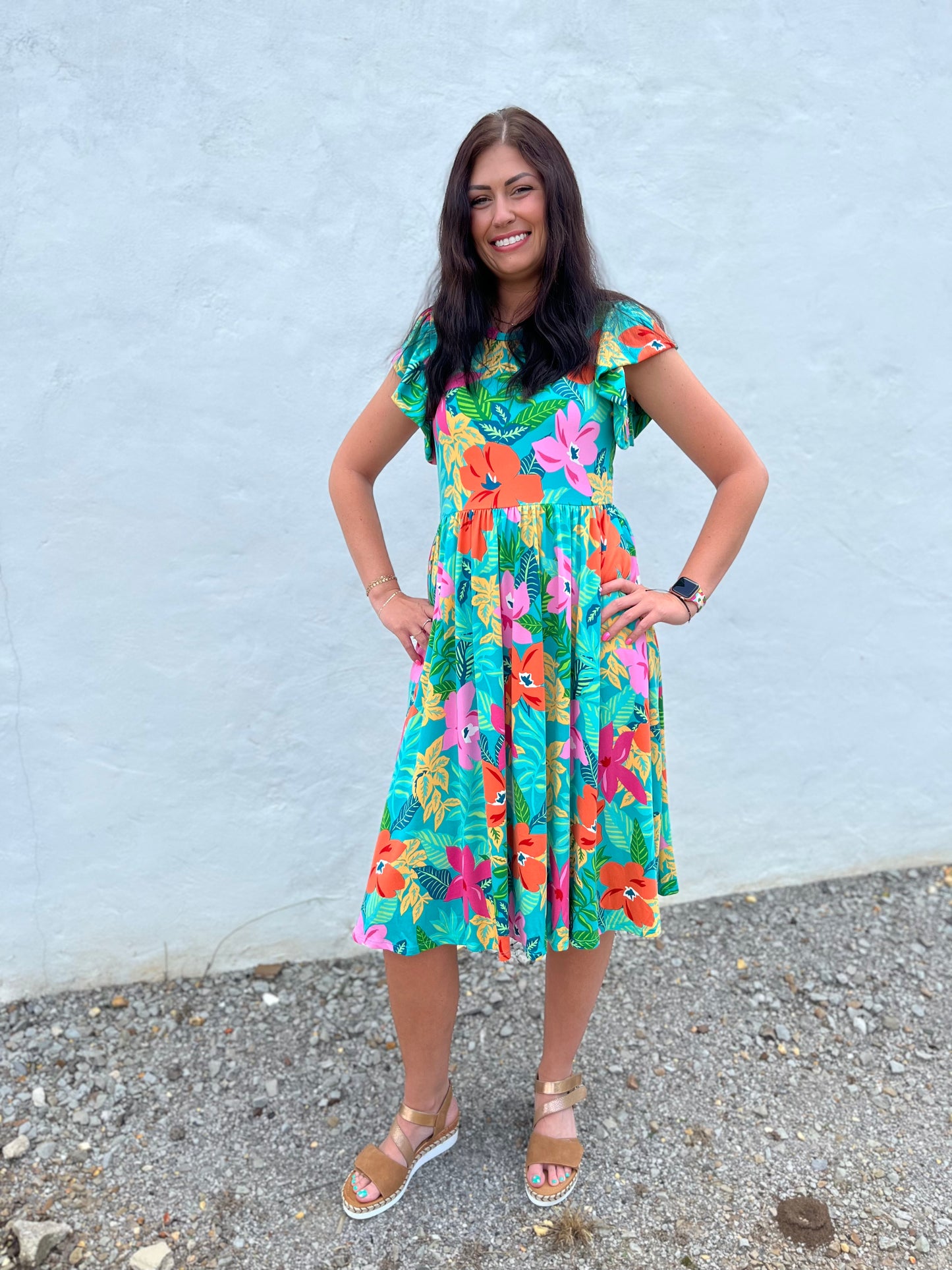 Floral Midi Dress