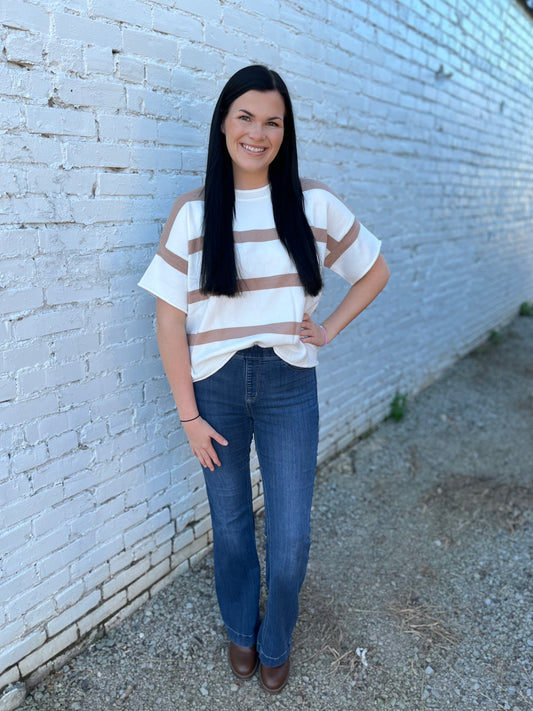 Stripped Knit Top