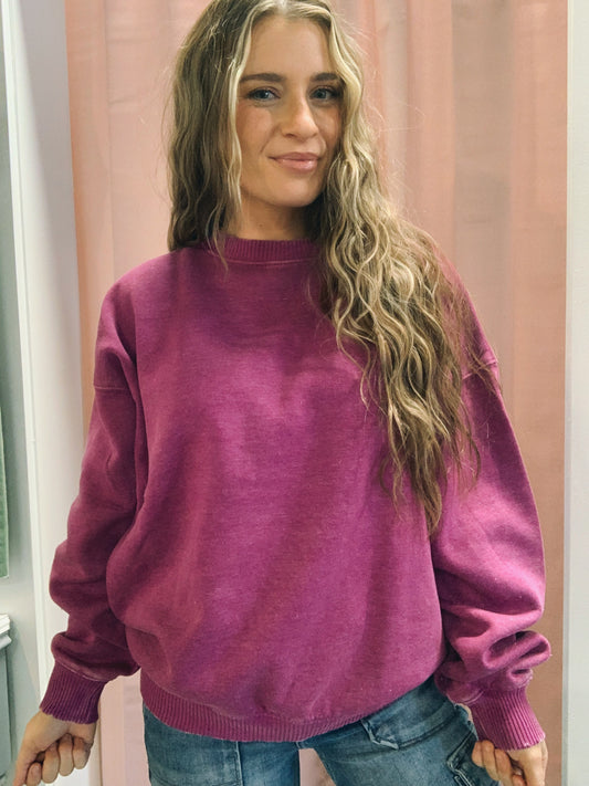 Plum Crewneck