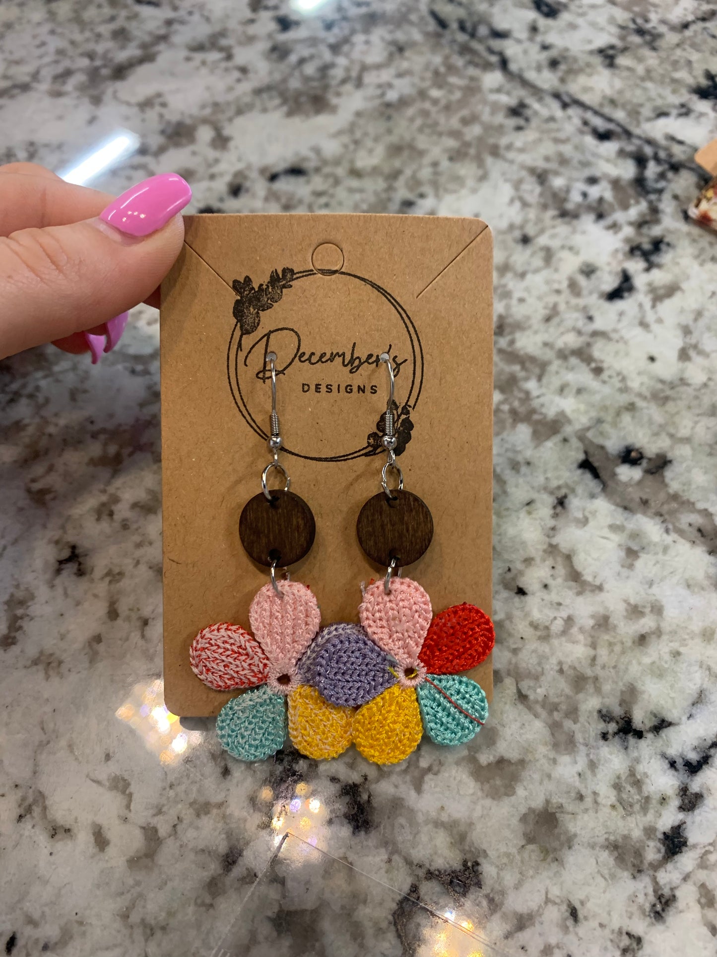 Colorful Flower Earring